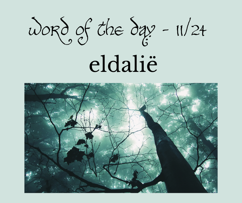 Word of the day - 11/24 eldalië