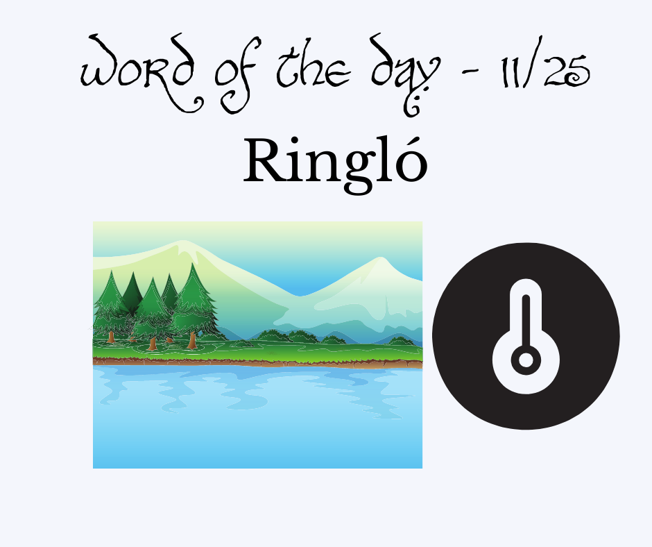 word of the day - 11/25 Ringló