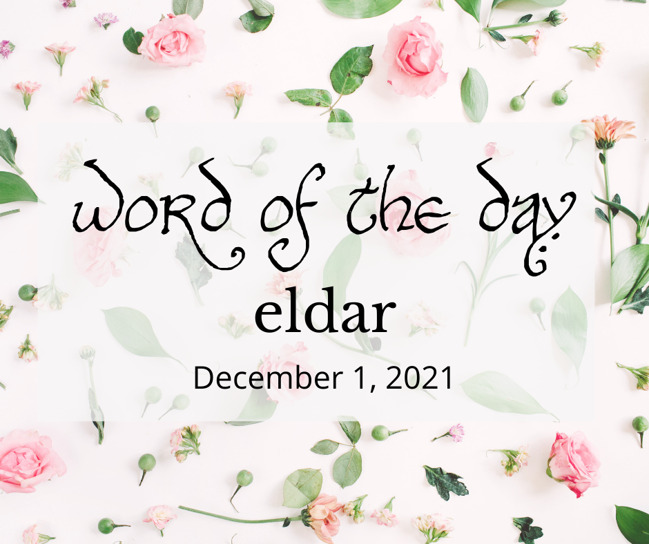 Word of the day
eldar
December 1, 2021