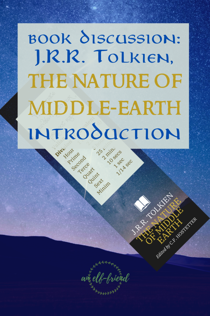 Book discussion:
J.R.R. Tolkien
The Nature of Middle-earth
Introduction