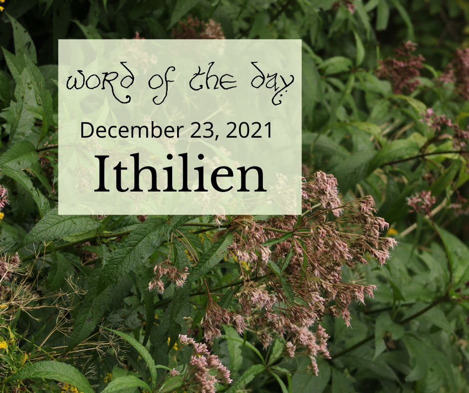 Word of the day
December 23, 2021
Ithilien